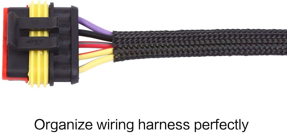 Keco 100ft – 1/2 inch PET Expandable Braided Cable Sleeve – Wire Sleeving for Audio Video and Other Home Device Cable Automotive Wire - Black - Image 3